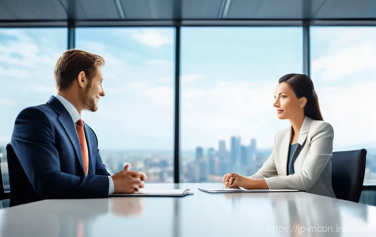 경영컨설턴트의 커리어 패스 - **Prompt for a Mid-Level Consultant: "Deepening Expertise"**
    A confident, experienced profession...